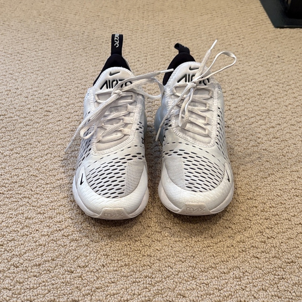 Nike White and Black Athletic Shoes